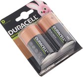 Duracell Recharge Ultra batterij HR20 Mono LR20 NiMH 3000mAh blister van 2