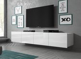 Tiroir meuble - Meuble TV Calgary - Wit - 200 cm - À suspendre ou à poser