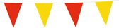 Wefiesta - Vlaggenlijn Rood/geel 20 x 30 cm (10 meter)