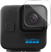 Gehard Glas Screenprotector geschikt voor GoPro Hero 11 Mini - Tempered Glass –1x Lens – Bescherming GoPro Lens – 9H Gehard Glas