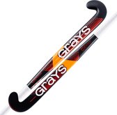 Grays composiet hockeystick GX4000 Midbow Sen Stk Zwart / Rood - maat 37.5L