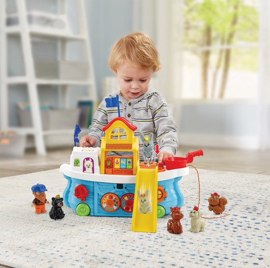 VTech Zoef Zoef Dieren - Dierenboot Activity-Center - Educatief Speelgoed - Babyspeelgoed - Cadeau - Vanaf 1 Jaar