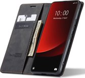 Xiaomi 13 Ultra Hoesje - Book Case Leer Slimline Zwart