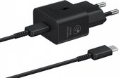 Originele Samsung 25W Efficiency Adapter - inclusief USB-C Kabel 1 Meter - Zwart