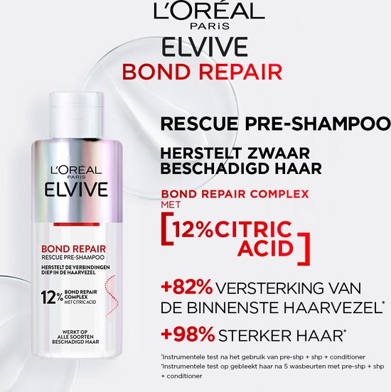 L'Oréal Paris Silber-Haar Routine: Cool Silver Pflegetönung & Bond Repair Pre-Shampoo - Gegen Gelbstich & Für Reparatur