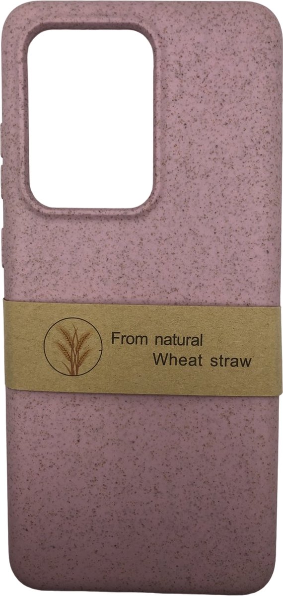 Biologisch Afbreekbaar Soft case hoesje - Duurzaam Afbreekbaar Milieuvriendelijk Back Cover - Geschikt voor Samsung Galaxy A52s / A52 / A52 5G - Roze