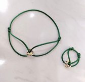 Soraro Tricolor Armband&Ring Set | Groen | 18K Goldplated | Soraro Ringen | Cadeau voor haar | verjaardag vrouw | Vaderdag | Vaderdag Cadeau