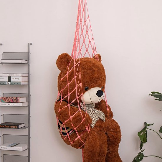 Grote Macramé Speelgoedopslag Hangmat voor Kinderkamer - Boho Grote Macramé Speelgoedopslag Hangmat voor Kinderkamer - Boho