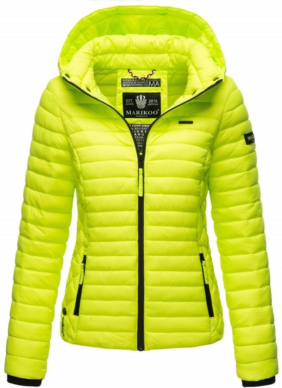 Marikoo Samtpfote Midlayer Jacket Femme - Vert fluo - M