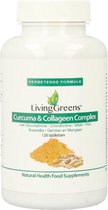Livinggreens Gewrichten formule,120 tabletten, Kurkuma, Collageen, Groenlip mossel, Glucosamine, Msm, Chondroitine, Mangaan, Vitamin C, Curcuma Longa,