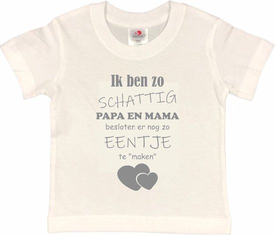 Shirt Aankondiging zwangerschap Ik ben zo schattig papa en mama besloten er nog zo eentje te 
