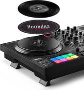 Hercules DJControl Inpulse T7 2-decks gemotoriseerde DJ Controller - 2 gemotoriseerde plateaus voor 7" schijven met aanraakdetectie en 10 cm tempofaders - gewicht van slechts 5 kg - Inclusief DJUCED en Serato DJ Lite - real-time Stems-technologie