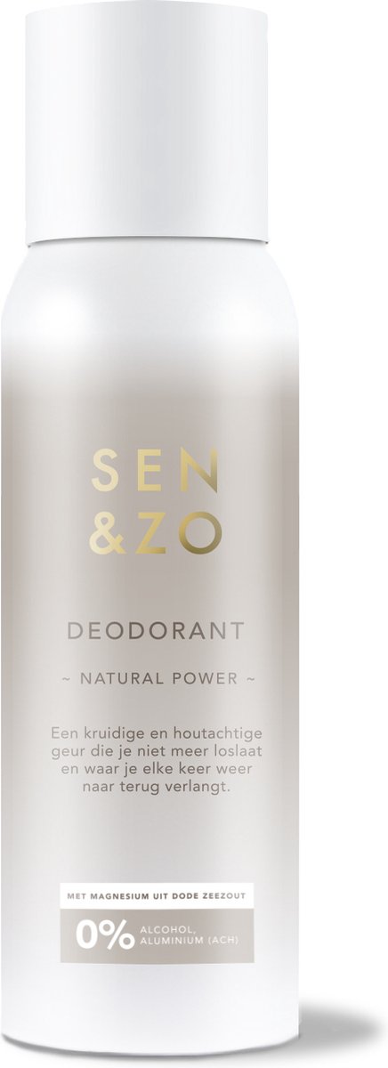 Sen&Zo Deodorant Natural Power Geen Alcohol