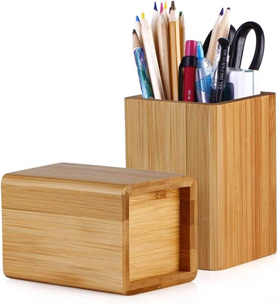 Boîte de rangement de bureau en bois tiroir multifonctionnel Boîte