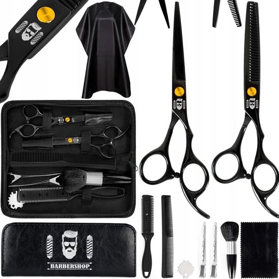 Ensemble de ciseaux de coupe de cheveux professionnel kit de