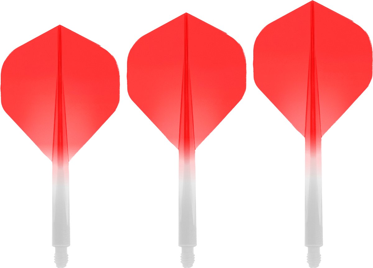 Condor Axe Gradient Flight System - Small Red - Dart Flights Medium