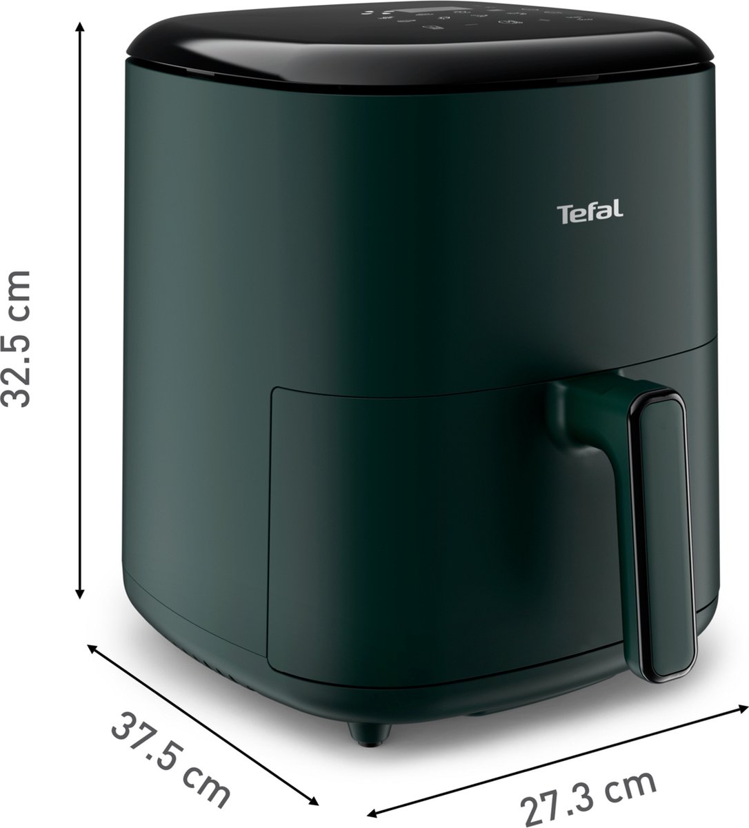 Tefal EY2458 Easy Fry Max 5L Airfryer Black for up to six people, healthy and delicious meals, saves time and energy, digital control panel, 10 automatic cooking programs