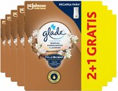 8x Glade Touch & Fresh Sensual Sandalwood & Jasmine 10 ml