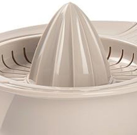 Plasticforte Sinaasappelpers/citruspers - Handmatig - kunststof - 18 x 10 cm - beige van Merkloos — afbeelding 4