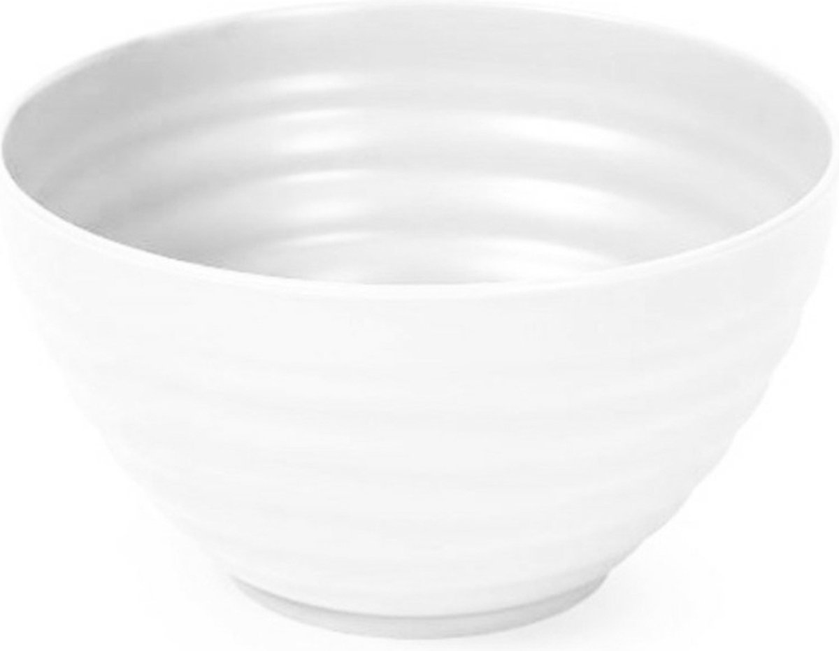 Plasticforte Schaaltjes - wit - kunststof - 15 x 8 cm - kommen