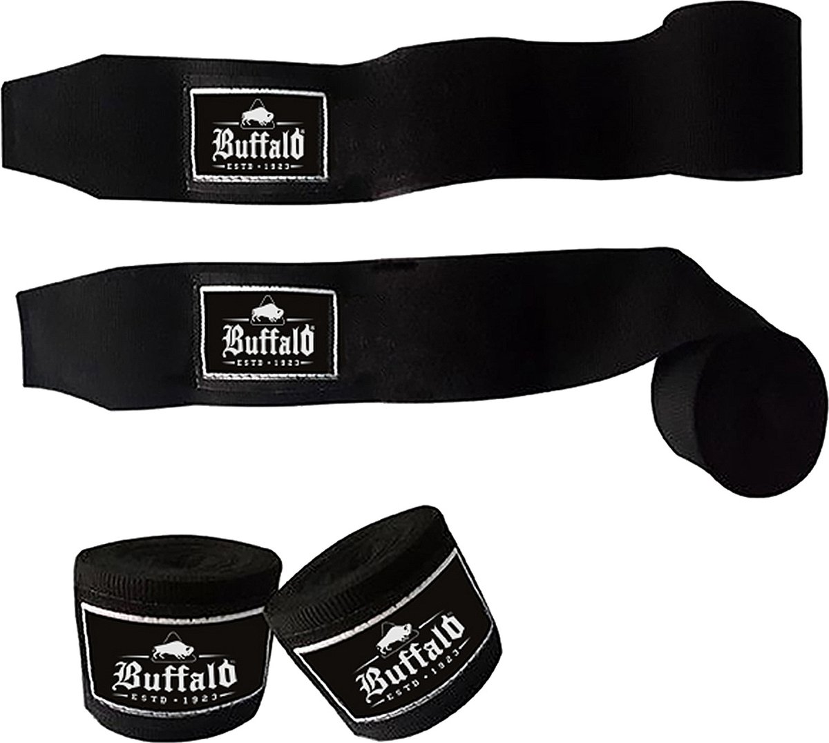 Buffalo handwrap 350 cm zwart