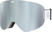 Masque de ski VAIN Slopester SMOKE - Lentilles magnétiquement interchangeables - Zwart mat - Lentille REVO miroir noir