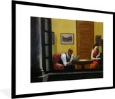 Fotolijst incl. Poster - Kamer in New York - Edward Hopper - 80x60 cm - Posterlijst