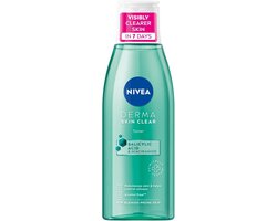 NIVEA Derma Skin Clear - Normaliserende Toner - 200 ml - Voor Gezicht en Lichaam - Met Salicylzuur en Niacinamide