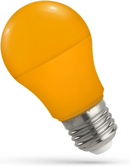 Spectrum - LED lamp E27 - A50 - 5W vervangt 50W - Oranje licht