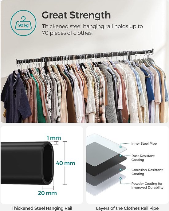 Grafner Telescoopsteun – Traploos Uittrekbaar 115-290 Cm, Bediening Met één Hand, Belastbaar Tot 30 Kg, 360° Draaibare Plaat, Voor Gipsplaat En Montage
