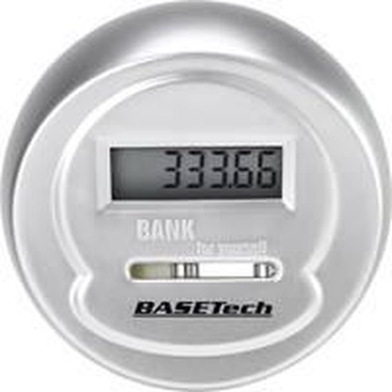 Basetech 1619410 Spaarpot met digitale teller Aantal muntvakken: 1 - Basetech