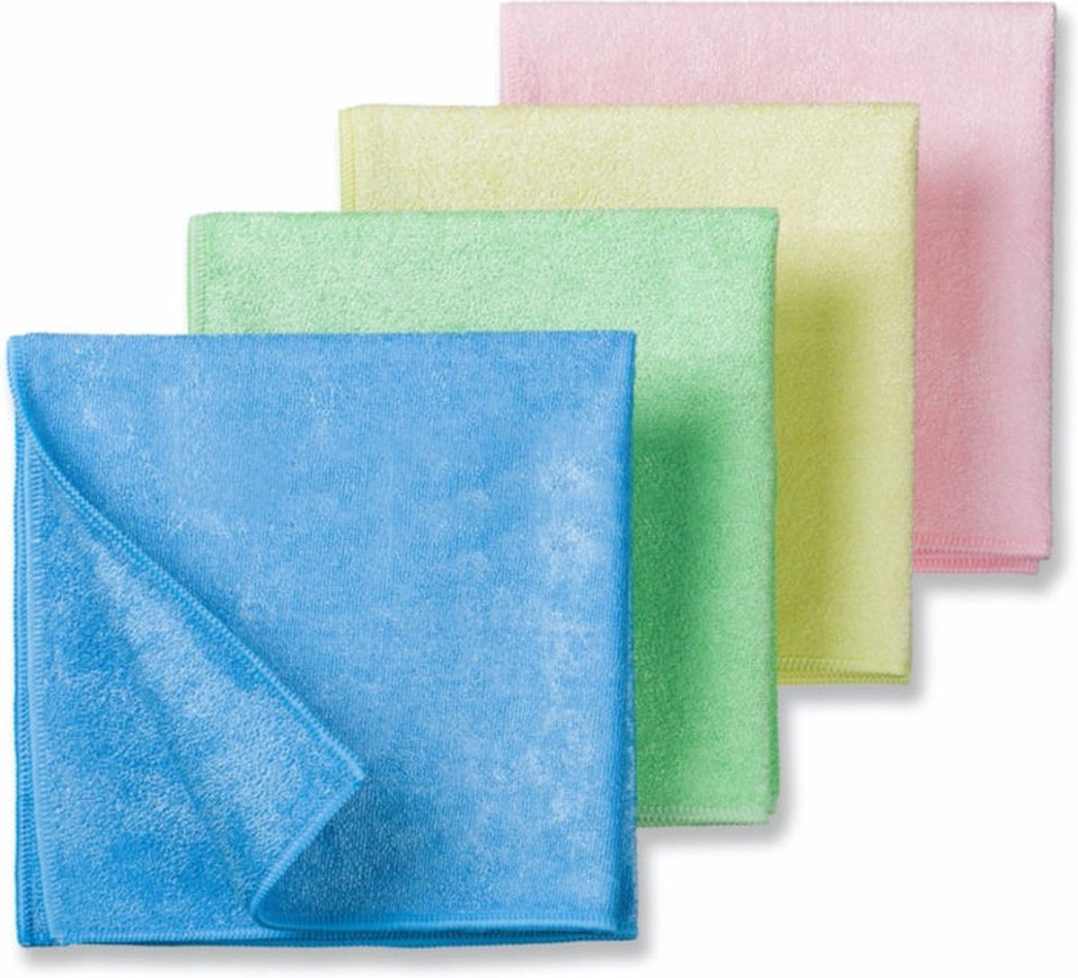 Goedkoopste Fijn gebreide Microvezeldoek professional (RS42) - Roze - verschillende kleuren beschikbaar - zonder schoonmaakmiddel effectief