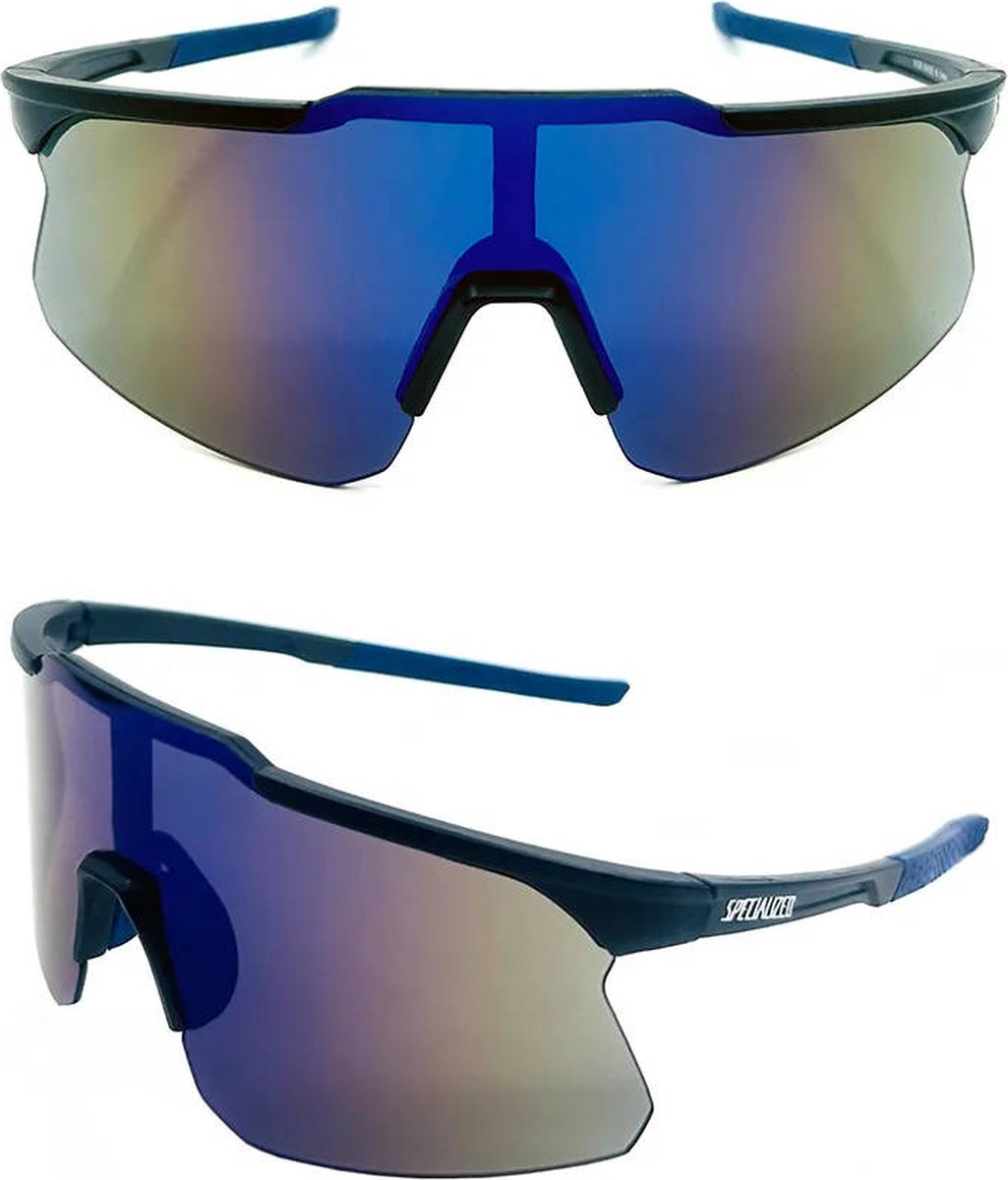 Specialized Fietsbril - Racefiets - Sportbril - Mountainbike - Unisex - UV-bescherming - 155mm - Zwart Paars