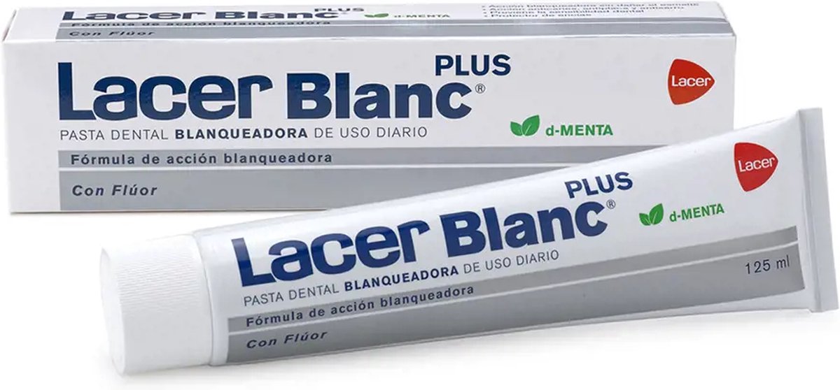 Tandpasta Whitening Lacer Blanc Munt (125 ml)