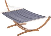 Hangmat Tasha - Met standaard - 415x120x125 cm - Voor binnen en buiten - Ideaal om te ontspannen