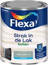 Flexa Strak in de lak - Buitenlak Zijdeglans - Calm Colour 6 - 750ml