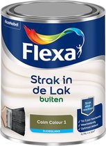 Flexa Strak in de lak - Buitenlak Zijdeglans - Calm Colour 1 - 750ml
