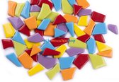 Mozaïeksteentjes Colorful puzzle - regenboog mix; 500 gram