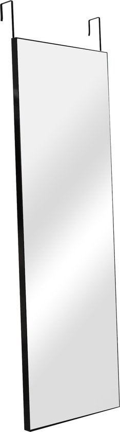 Miroir long Horatio - Miroir suspendu - 120,6x40,6 cm - Zwart - Plastique  et Glas -... | bol