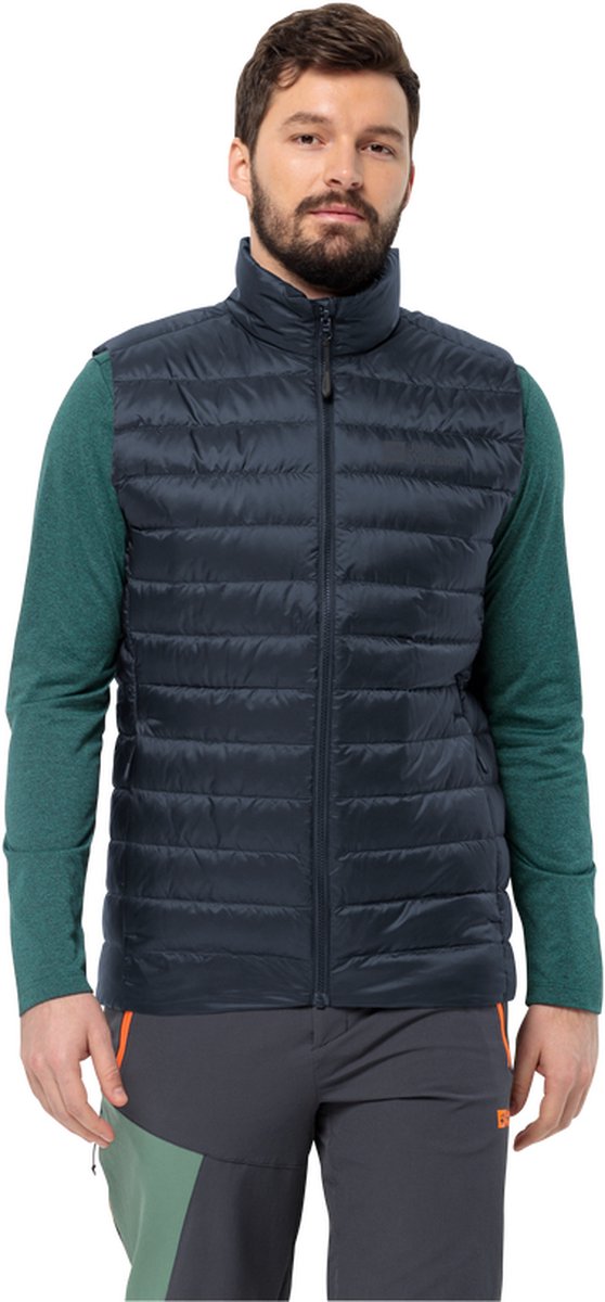 Jack Wolfskin PILVI DOWN VEST Heren Outdoorbodywarmer Blauw