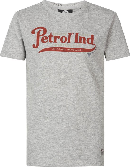 Petrol Industries - Jongens Artwork T-shirt Jackson - Grijs - Maat 140