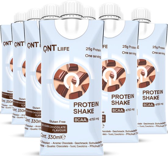 QNT Delicious Whey Protein Shake 12x330ml Chocolade