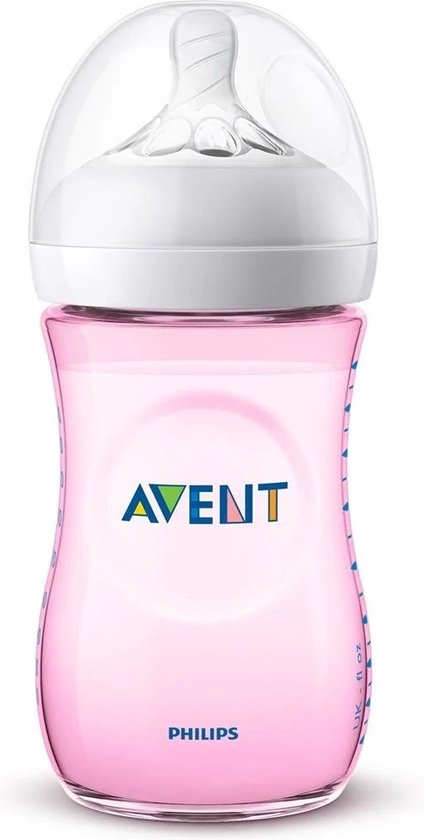 Philips Avent - Natural Babyfles - Langzame Toevoer - 1+ maanden - 260ml - SCF034/27