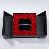 Swarovski Tennisarmband 18 cm | Valentijn cadeautje voor haar | Moederdag cadeautje | Cadeau voor vrouw | Geschenkset vrouwen | Geschenkdoos | Moederdag geschenkset | Cadeaudoos |