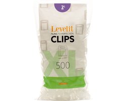 XL by Levelit - Leveling Clips XL - 2mm - 500 stuks - 15-25mm tegeldikte