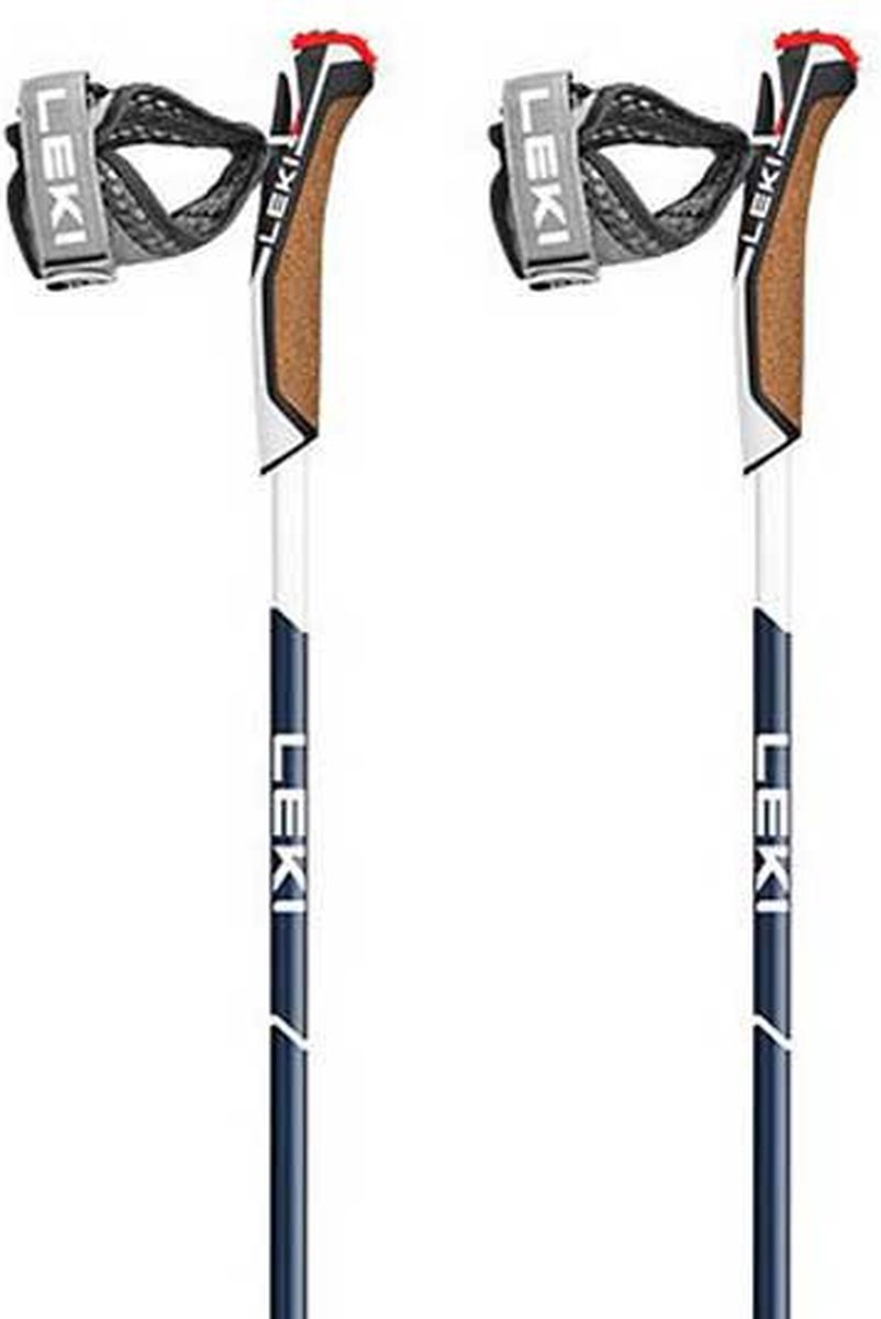 Leki Smart Pacer Lite 115 cm - Nordic Walking Stokken - Trekkingstokken - Smart tip 2.0 - Carbon