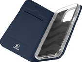 Dux Ducis - Telefoon Hoesje geschikt voor de iPhone 15 Plus - Skin Pro Book Case - Blauw