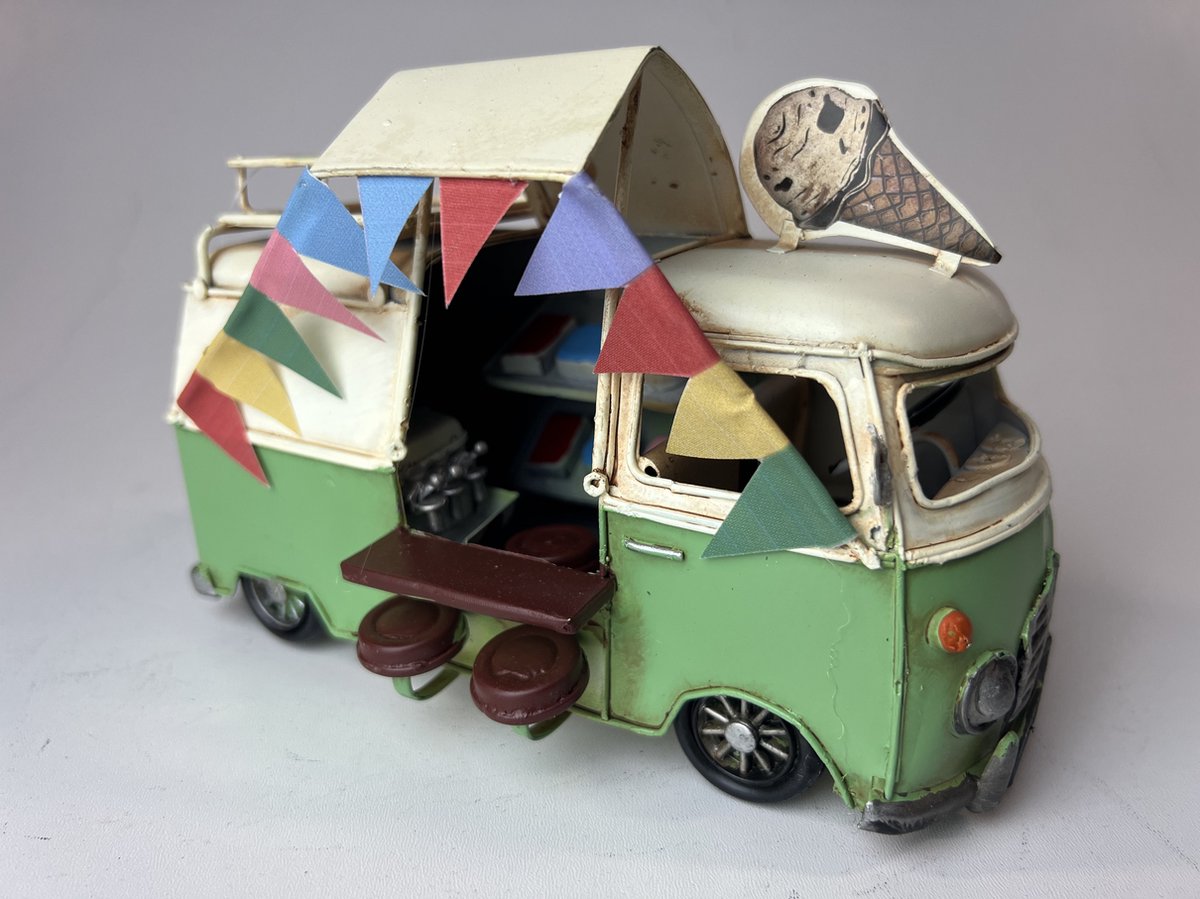 Foodtruck Ice Cream groen
