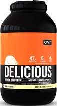 QNT Delicious Whey|Protéine Protéine en poudre|Shake protéiné|2,2 kg|Vanille