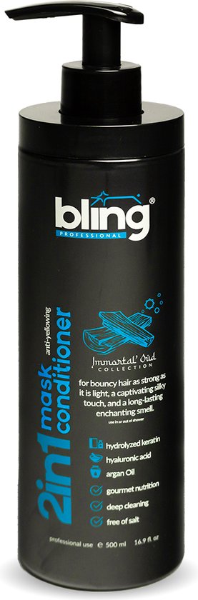2in1 Haarmasker & Conditioner – Met Arganolie en Keratine – Zonder Parabenen & Sulfaten – Voor Droog of Beschadigd Haar – Luxe Haarverzorging – 500ml